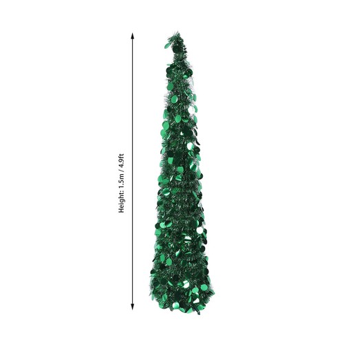 Folding xmas tree 9ft sturdy - 4.9ft,