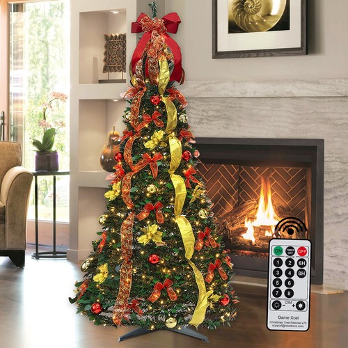 Pull christmas tree pre lit - christmas,