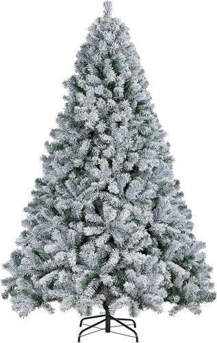 Albero artificiale floccato