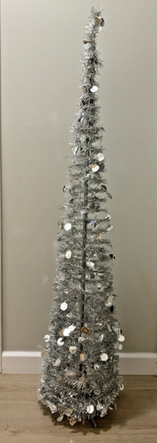 Albero natale tinsel - natale, 5