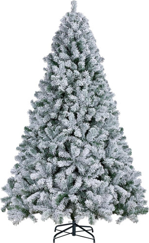 Albero artificiale floccato
